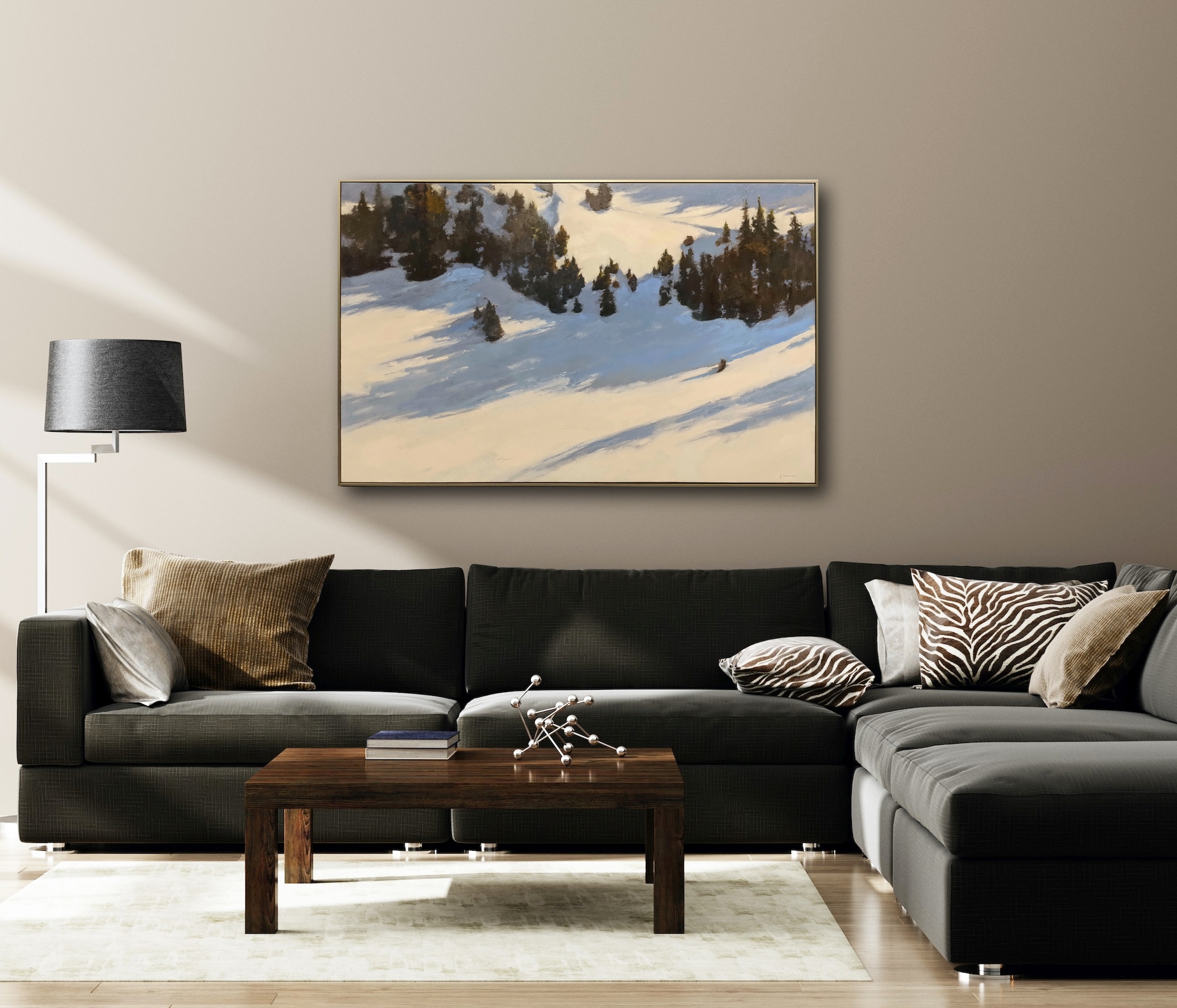 Shadows Grace The Backcountry by Maria Josenhans at The Avenue Gallery, a contemporary fine art gallery in Victoria, BC, Canada.