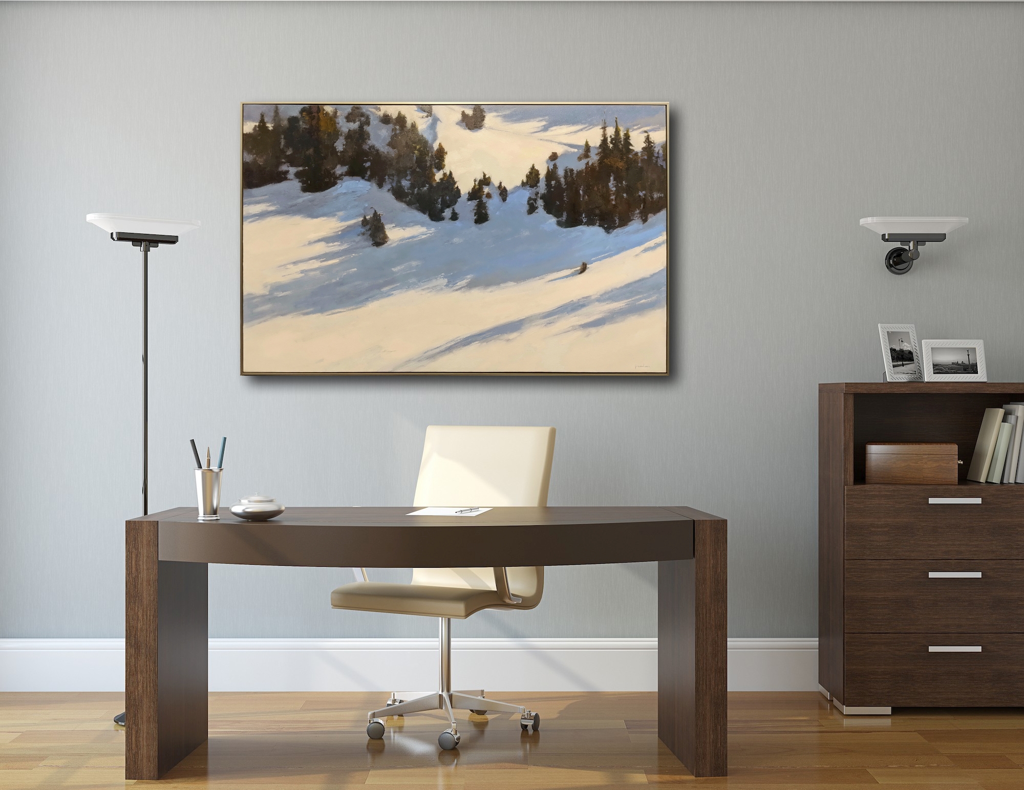 Shadows Grace The Backcountry by Maria Josenhans at The Avenue Gallery, a contemporary fine art gallery in Victoria, BC, Canada.