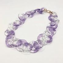 Circle Chain Necklace - Purple by Minori Takagi at The Avenue Gallery, a contemporary fine art gallery in Victoria, BC, Canada.