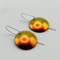 Oxygen Series Earrings by Peggy Brackett at The Avenue Gallery, a contemporary fine art gallery in Victoria, BC, Canada.