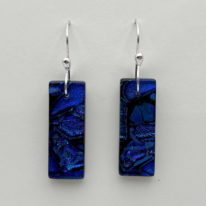 Mosaic Earrings (Large) by Peggy Brackett at The Avenue Gallery, a contemporary fine art gallery in Victoria, BC, Canada.