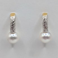 Bark Earrings by Andrea Roberts at The Avenue Gallery, a contemporary fine art gallery in Victoria, BC, Canada.