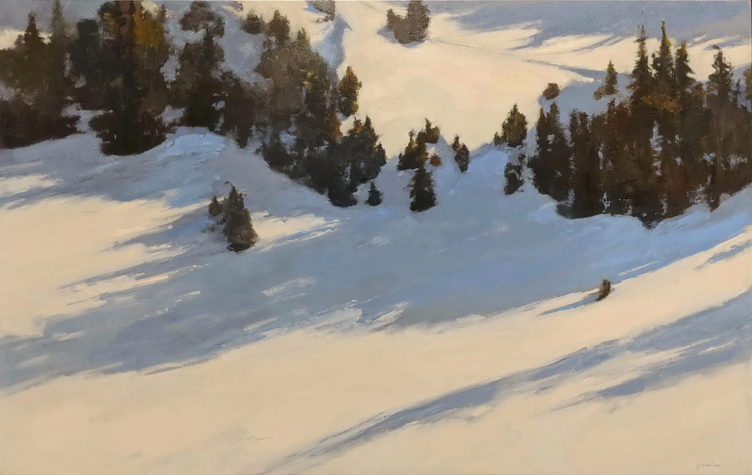 Shadows Grace The Backcountry by Maria Josenhans at The Avenue Gallery, a contemporary fine art gallery in Victoria, BC, Canada.