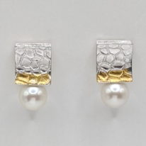 Coral Fan Earrings by Andrea Roberts at The Avenue Gallery, a contemporary fine art gallery in Victoria, BC, Canada.