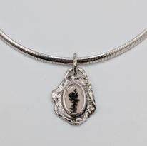 Dendritic Agate Pendant by Andrea Russell at The Avenue Gallery, a contemporary fine art gallery in Victoria, BC, Canada.