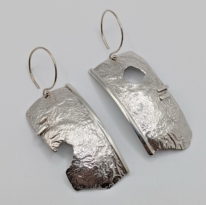 Cityscape Rectangular Earrings by Andrea Russell at The Avenue Gallery, a contemporary fine art gallery in Victoria, BC, Canada.