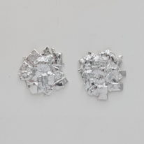 Silver Earrings by Barbara Adams at The Avenue Gallery, a contemporary fine art gallery in Victoria, BC, Canada.