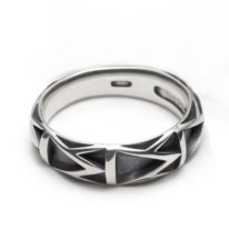 Trium Ring by MichaudMichaud Design at The Avenue Gallery, a contemporary fine art gallery in Victoria, BC, Canada.