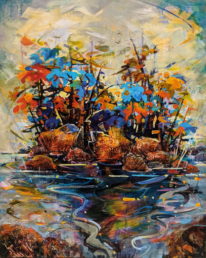 Telegraph Cove by Eunmi Conacher at The Avenue Gallery, a contemporary fine art gallery in Victoria, BC, Canada.