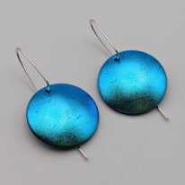 Oxygen Series Earrings by Peggy Brackett at The Avenue Gallery, a contemporary fine art gallery in Victoria, BC, Canada.