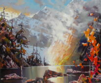 Morning Light on Edith Cavell by Bi Yuan Cheng at The Avenue Gallery, a contemporary fine art gallery in Victoria, BC, Canada.