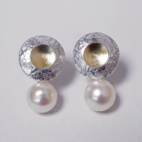 Sphere Earrings by Andrea Roberts at The Avenue Gallery, a contemporary fine art gallery in Victoria, BC, Canada.