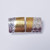 Canvas Earrings by Andrea Roberts at The Avenue Gallery, a contemporary fine art gallery in Victoria, BC, Canada.