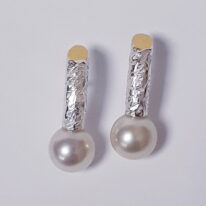 Bark Earrings by Andrea Roberts at The Avenue Gallery, a contemporary fine art gallery in Victoria, BC, Canada.