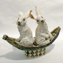 Sunday Afternoon by Carolyn Houg at The Avenue Gallery, a contemporary fine art gallery in Victoria, BC, Canada.