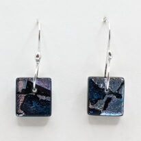 Mosaic Earrings (Small) by Peggy Brackett at The Avenue Gallery, a contemporary fine art gallery in Victoria, BC, Canada.