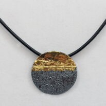 Gong Necklace by Air & Earth Design at The Avenue Gallery, a contemporary fine art gallery in Victoria, BC, Canada.