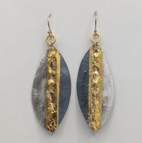 Convergence Earrings by Air & Earth Design at The Avenue Gallery, a contemporary fine art gallery in Victoria, BC, Canada.