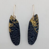 Skimmer Earrings by Air & Earth Design at The Avenue Gallery, a contemporary fine art gallery in Victoria, BC, Canada.
