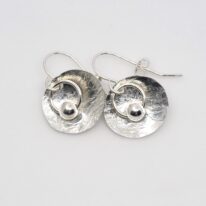 Silver Bead Earrings by ARTYRA Studio at The Avenue Gallery, a contemporary fine art gallery in Victoria, BC, Canada.