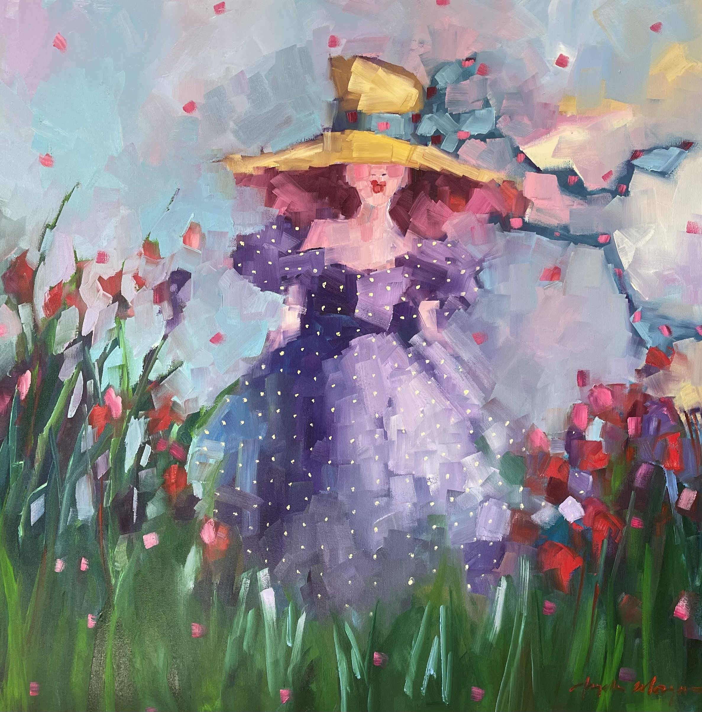 Shades of Violet by Angela Morgan - The Avenue Gallery