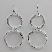 Hollow Boulder Earrings by A & R Jewellery at The Avenue Gallery, a contemporary fine art gallery in Victoria, BC, Canada.