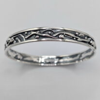 Rapids Design Bangle (Medium) by A & R Jewellery at The Avenue Gallery, a contemporary fine art gallery in Victoria, BC, Canada.