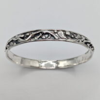 Rapids Design Bangle (Small) by A & R Jewellery at The Avenue Gallery, a contemporary fine art gallery in Victoria, BC, Canada.