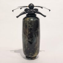 Tall Thin Vase with Lid by Geoff Searle at The Avenue Gallery, a contemporary fine art gallery in Victoria, BC, Canada.
