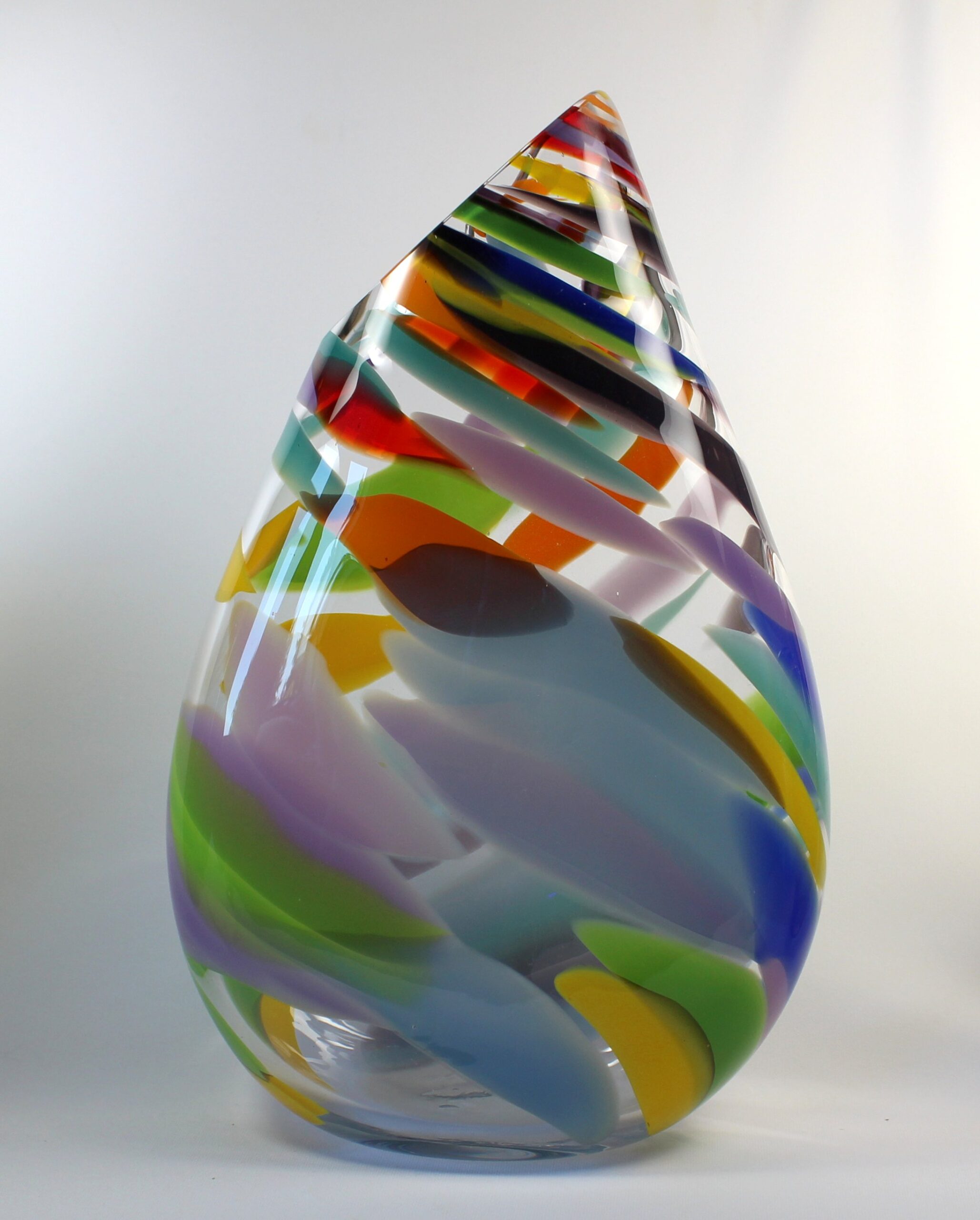 Multicolour Vase by Guy Hollington at The Avenue Gallery, a contemporary fine art gallery in Victoria, BC, Canada.