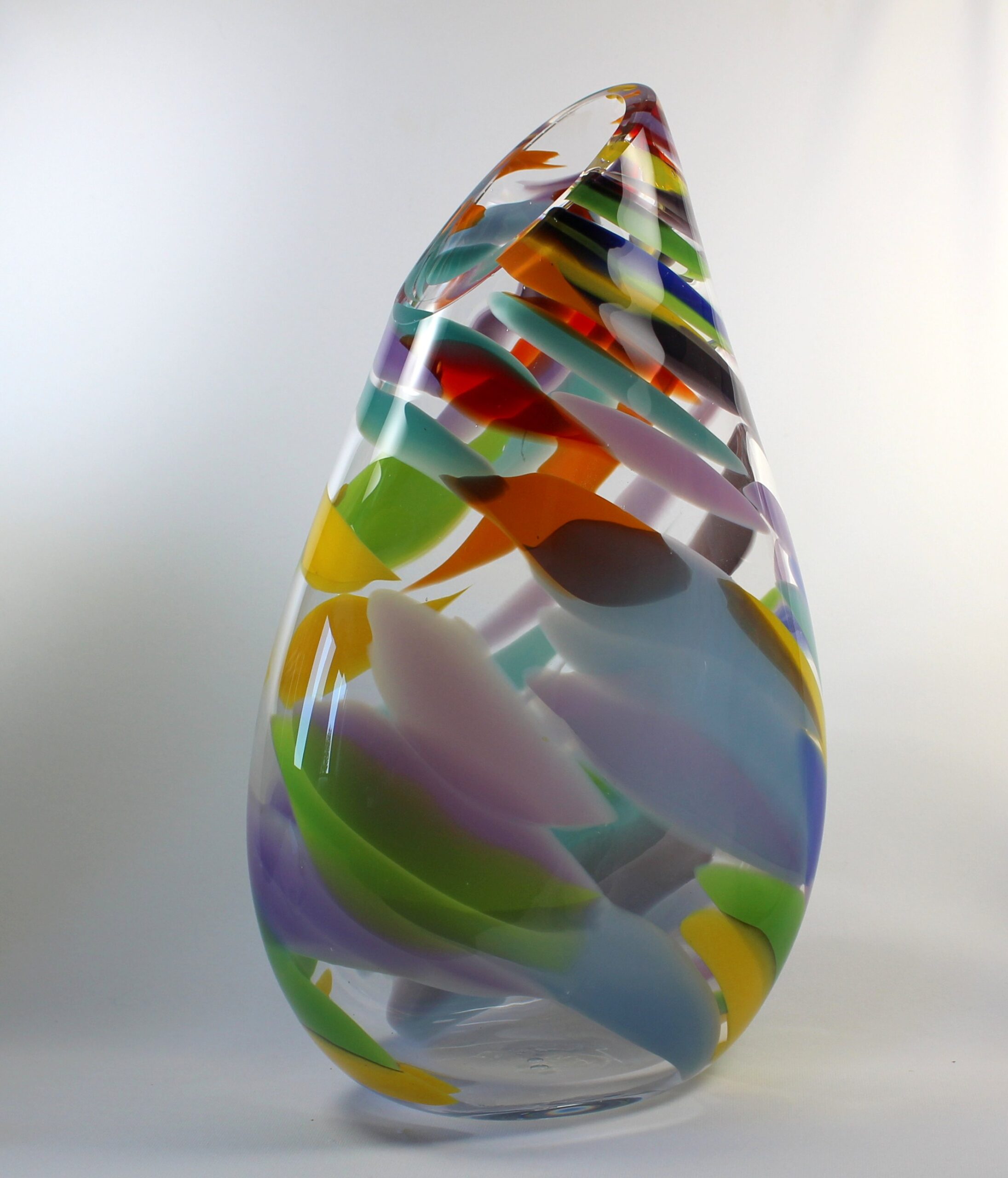 Multicolour Vase by Guy Hollington at The Avenue Gallery, a contemporary fine art gallery in Victoria, BC, Canada.