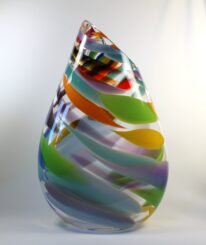 Multicolour Vase by Guy Hollington at The Avenue Gallery, a contemporary fine art gallery in Victoria, BC, Canada.