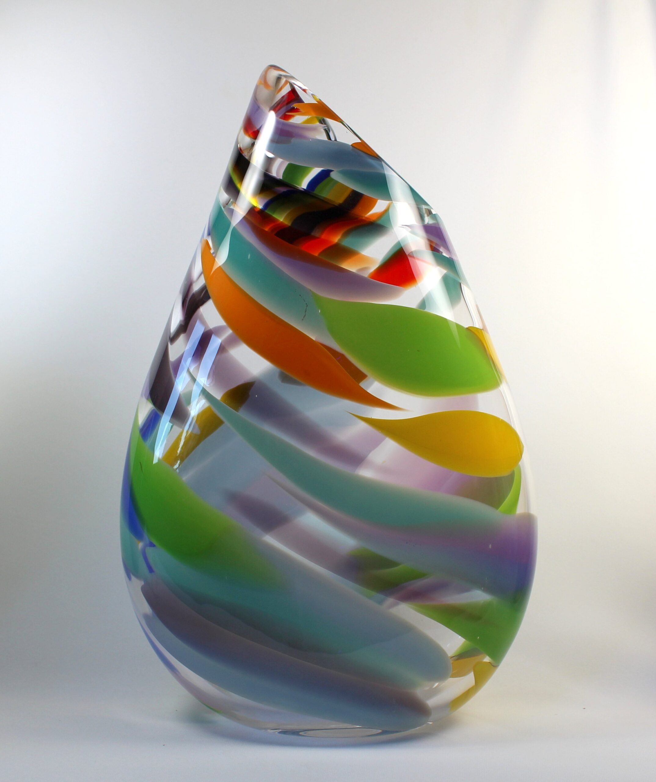 Multicolour Vase by Guy Hollington at The Avenue Gallery, a contemporary fine art gallery in Victoria, BC, Canada.