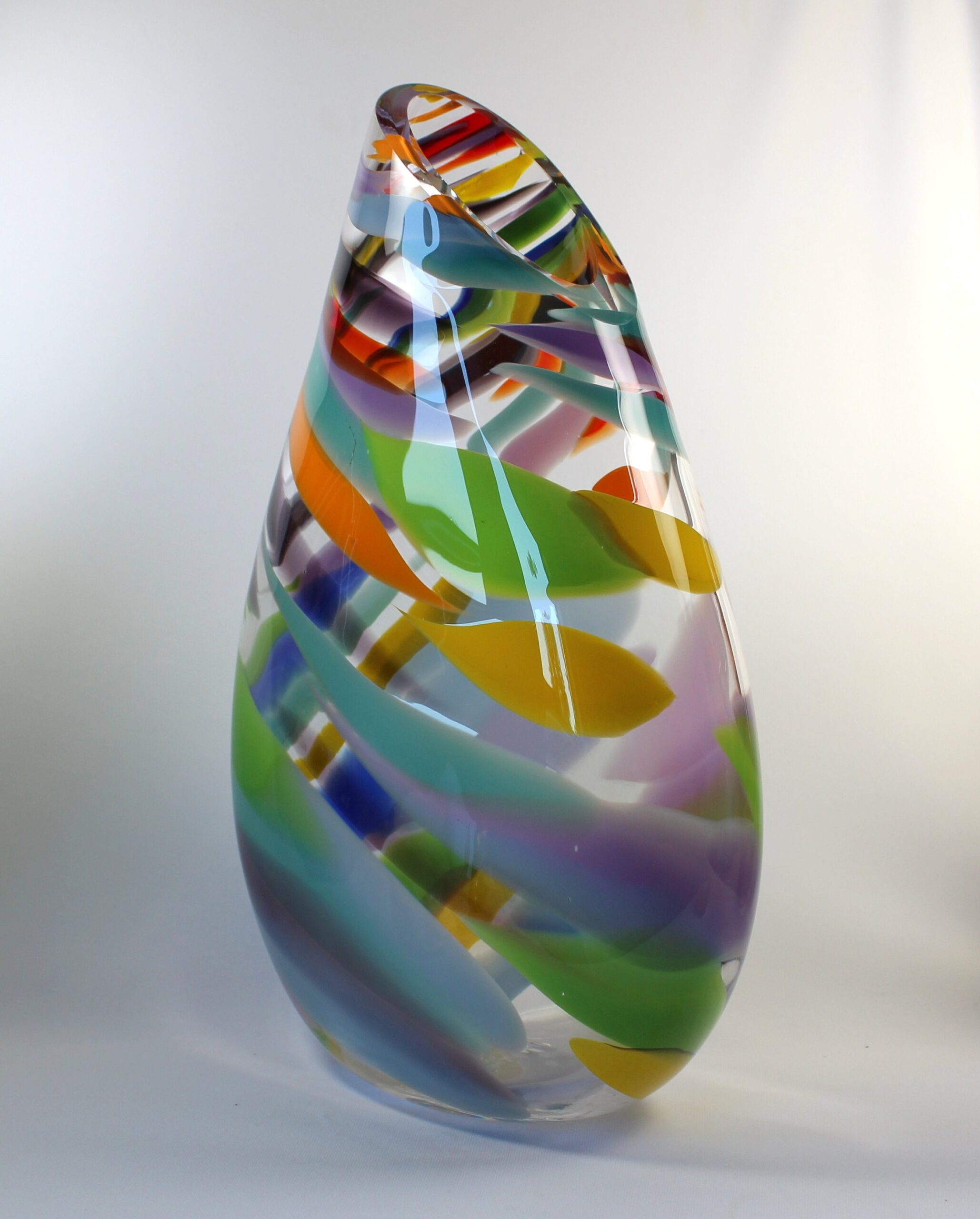 Multicolour Vase by Guy Hollington at The Avenue Gallery, a contemporary fine art gallery in Victoria, BC, Canada.