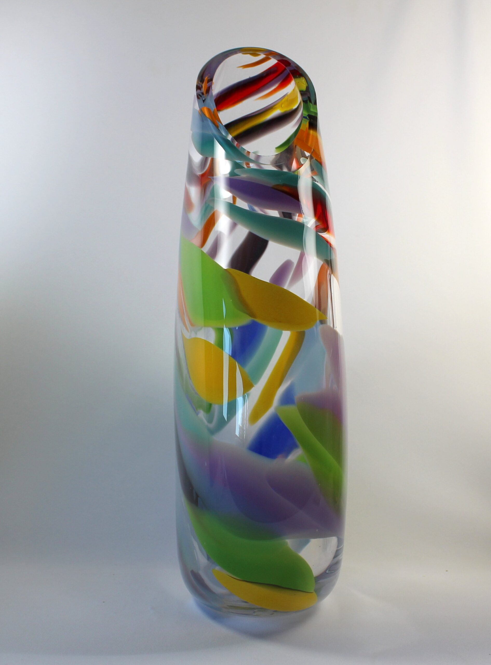 Multicolour Vase by Guy Hollington at The Avenue Gallery, a contemporary fine art gallery in Victoria, BC, Canada.