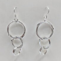Hollow Boulder Earrings by A & R Jewellery at The Avenue Gallery, a contemporary fine art gallery in Victoria, BC, Canada.