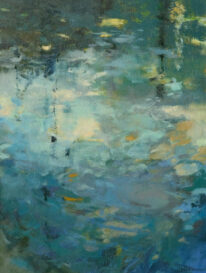 Sapphire Treasure by Maria Josenhans at The Avenue Gallery, a contemporary fine art gallery in Victoria, BC, Canada.