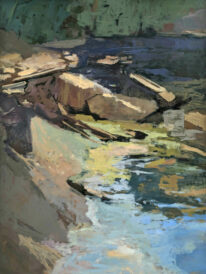 Coastal Dragon by Maria Josenhans at The Avenue Gallery, a contemporary fine art gallery in Victoria, BC, Canada.