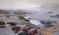 Endless Agate Beach by Maria Josenhans at The Avenue Gallery, a contemporary fine art gallery in Victoria, BC, Canada.