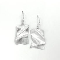 Wrinkled Earrings by Brenda Roy at The Avenue Gallery, a contemporary fine art gallery in Victoria, BC, Canada.
