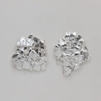 Silver Earrings by Barbara Adams at The Avenue Gallery, a contemporary fine art gallery in Victoria, BC, Canada.