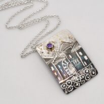 Old Town Pendant by ARTYRA Studio at The Avenue Gallery, a contemporary fine art gallery in Victoria, BC, Canada.