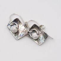 Silver Bead Earrings by ARTYRA Studio at The Avenue Gallery, a contemporary fine art gallery in Victoria, BC, Canada.