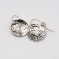 Silver Bead Earrings by ARTYRA Studio at The Avenue Gallery, a contemporary fine art gallery in Victoria, BC, Canada.