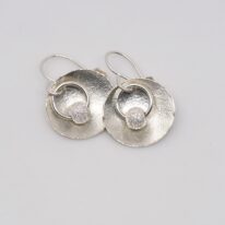 Silver Bead Earrings by ARTYRA Studio at The Avenue Gallery, a contemporary fine art gallery in Victoria, BC, Canada.
