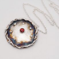 Garnet Pendant by ARTYRA Studio at The Avenue Gallery, a contemporary fine art gallery in Victoria, BC, Canada.