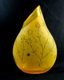 Spring Daisy (Pale Old Gold) by Guy Hollington at The Avenue Gallery, a contemporary fine art gallery in Victoria, BC, Canada.