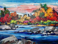 Those Things that Lay in the Overlap by Kimberly Kiel at The Avenue Gallery, a contemporary fine art gallery in Victoria, BC, Canada.