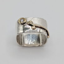 Spring Blossom Branch Ring by Chi's Creations at The Avenue Gallery, a contemporary fine art gallery in Victoria, BC, Canada.