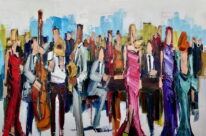 In Your Mind All Day by Kimberly Kiel at The Avenue Gallery, a contemporary fine art gallery in Victoria, BC, Canada.